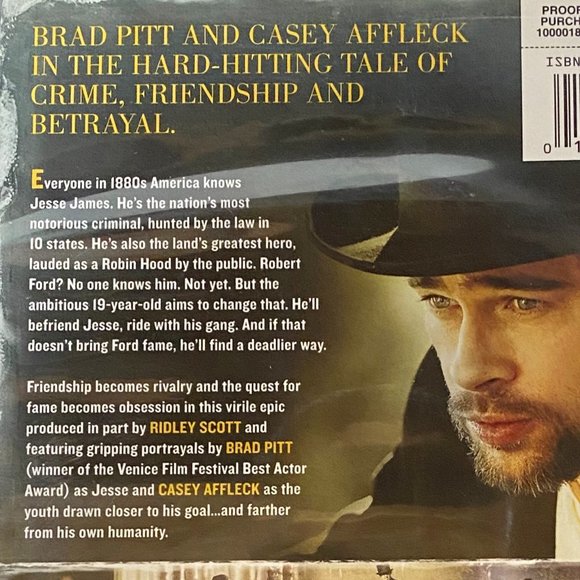 The Assassination of Jesse James, Brad Pitt, Warner Bros, DVD - Picture 4 of 4